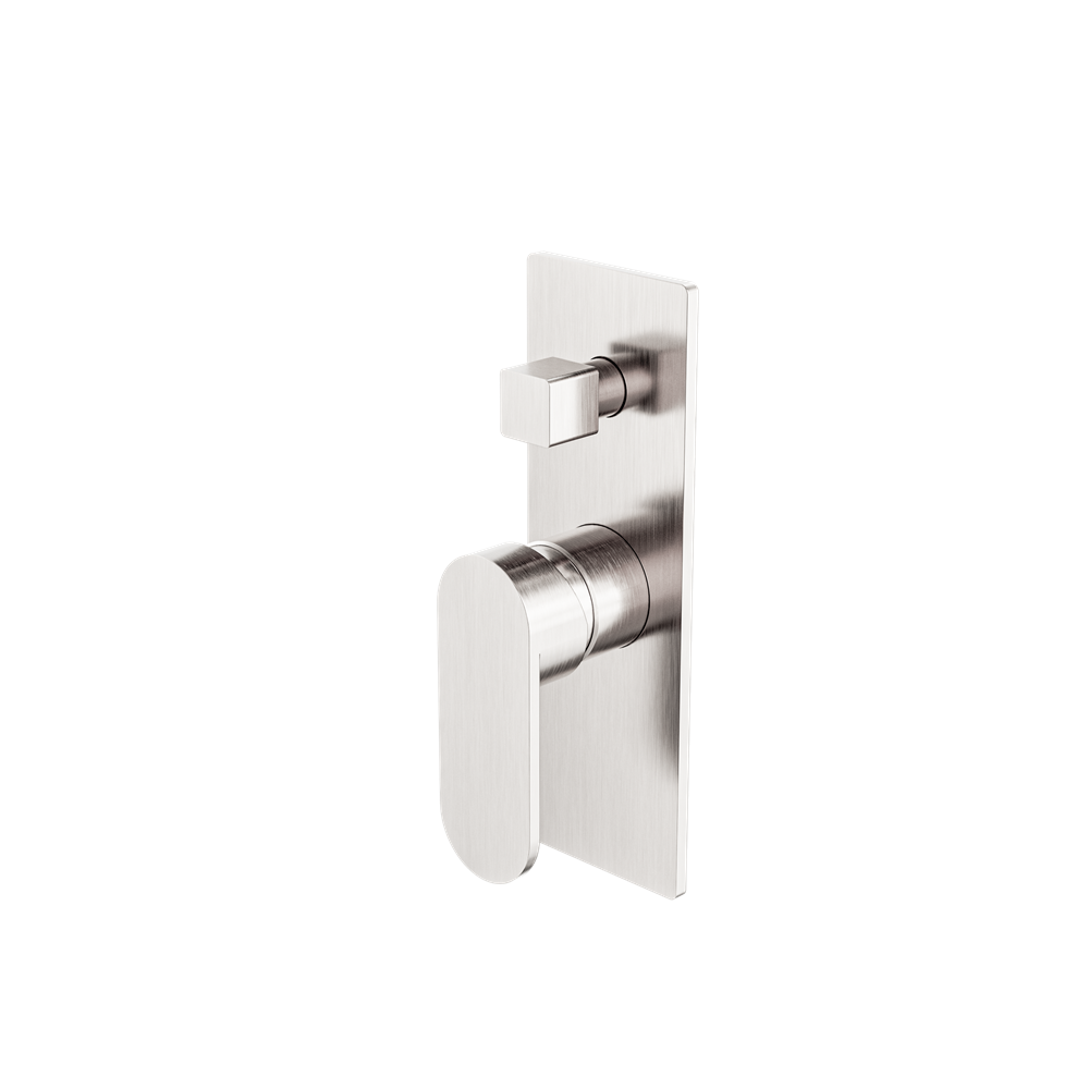 ECCO SHOWER MIXER WITH DIVERTOR BRUSHED NICKEL