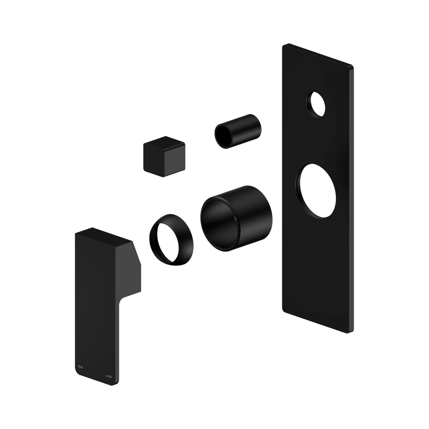 Celia Shower Mixer With Diverter Trim Kits Only - Matte Black