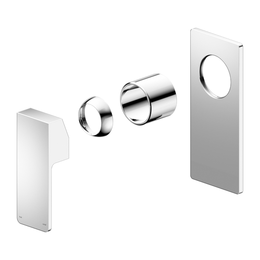 CELIA SHOWER MIXER RECTANGULAR BACKPLATE TRIM KITS ONLY CHROME