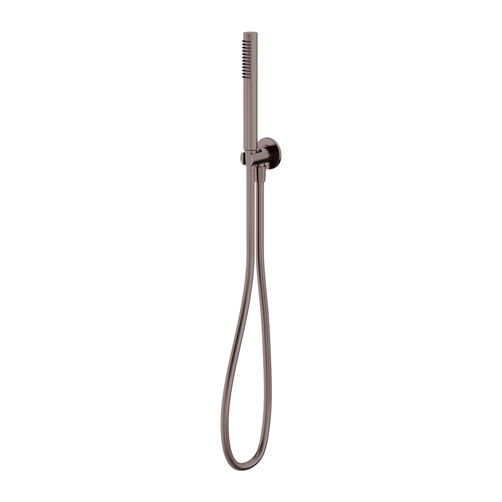 SLIM SHOWER ON BRACKET CHROME (NR307CH) BRUSHED BRONZE