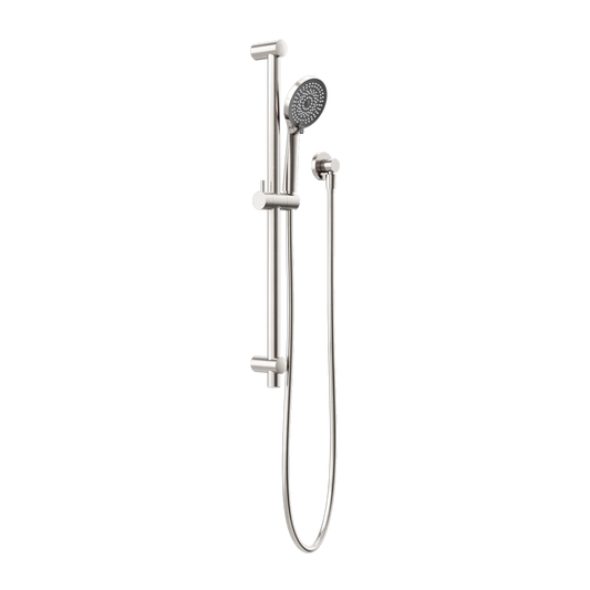 ROUND METAL PROJECT RAIL SHOWER BRUSHED NICKEL