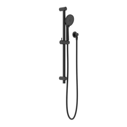 ROUND METAL PROJECT SHOWER RAIL 4 STAR RATING MATTE BLACK