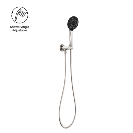 PROJECT ROUND SHOWER ON BRACKET 4 STAR RATING BRUSHED NICKEL