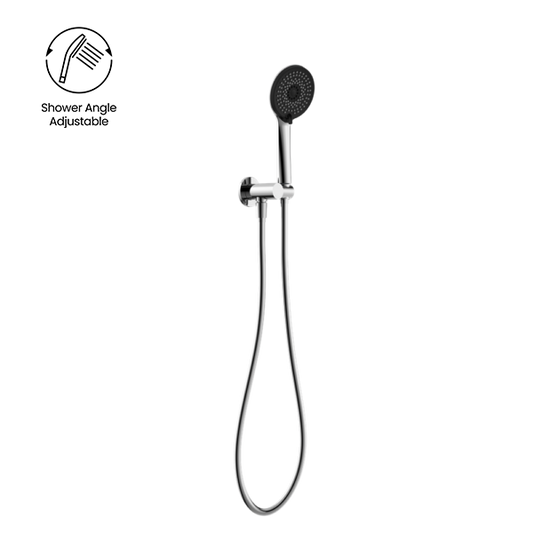 PROJECT ROUND SHOWER ON BRACKET 4 STAR RATING CHROME