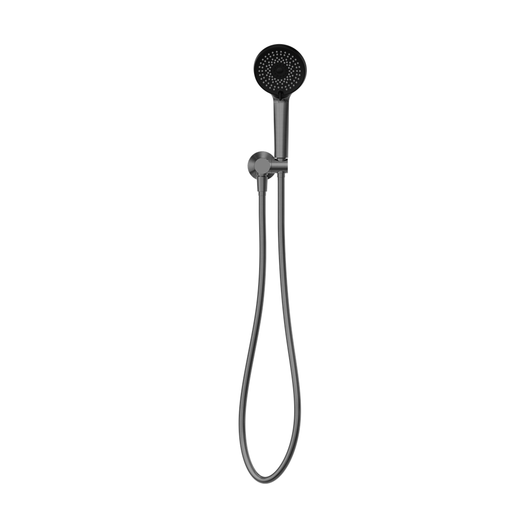 PROJECT ROUND SHOWER ON BRACKET 4 STAR RATING GUN METAL