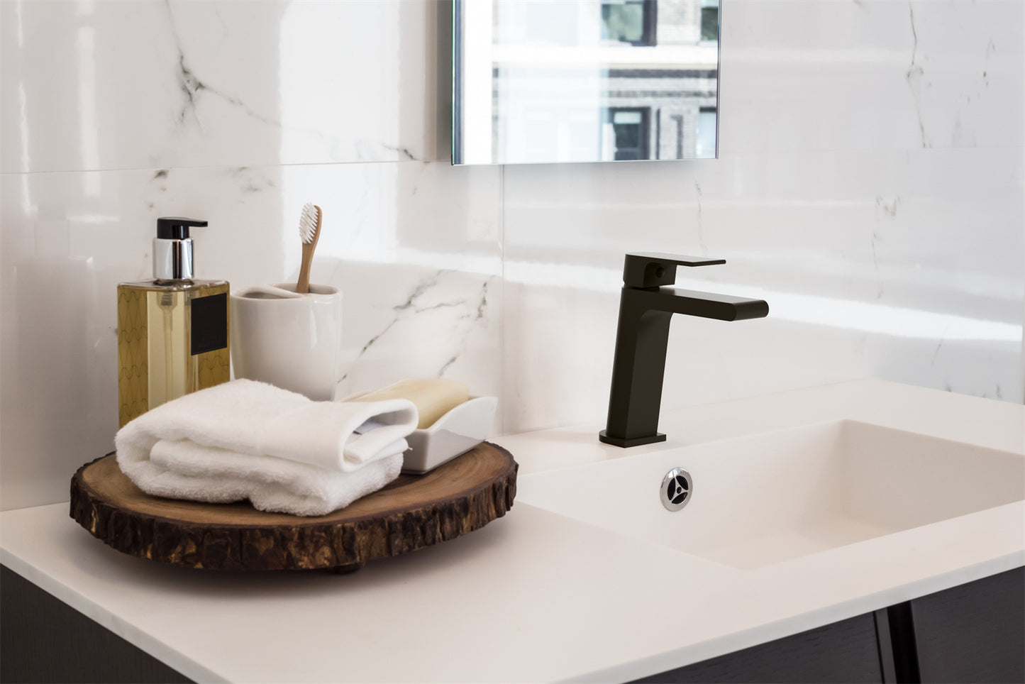 BIANCA BASIN MIXER MATTE BLACK
