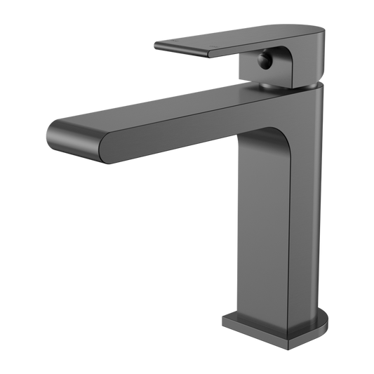 BIANCA BASIN MIXER STRAIGHT SPOUT GUN METAL