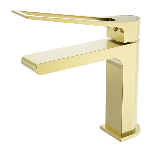 BIANCA CARE BASIN MIXER BRUSHED GOLD