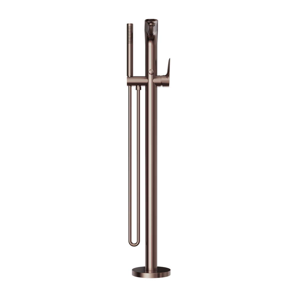 BIANCA FREESTANDING BATH MIXER WITH HAND SHOWER BRUSHED BRONZE