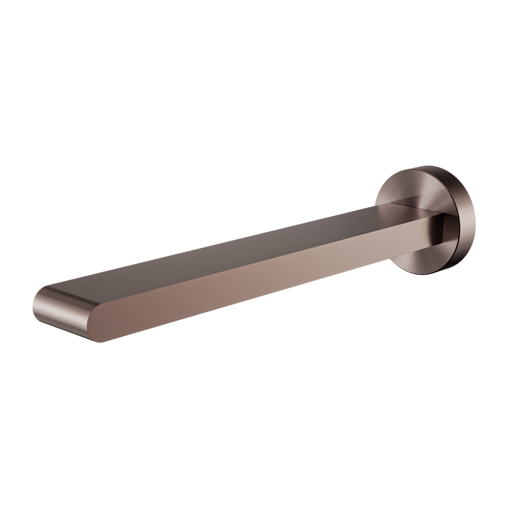 BIANCA FIXED BATH SPOUT ONLY 240MM BRUSHED BRONZE