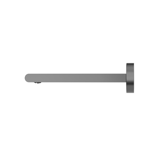 BIANCA FIXED BATH SPOUT ONLY 240MM GUN METAL