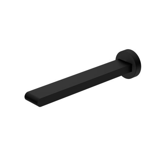 BIANCA FIXED BATH SPOUT ONLY 240MM MATTE BLACK