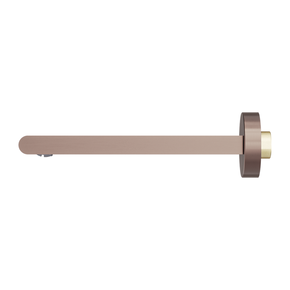 BIANCA FIXED BATH SPOUT ONLY 200MM BRUSHED BRONZE