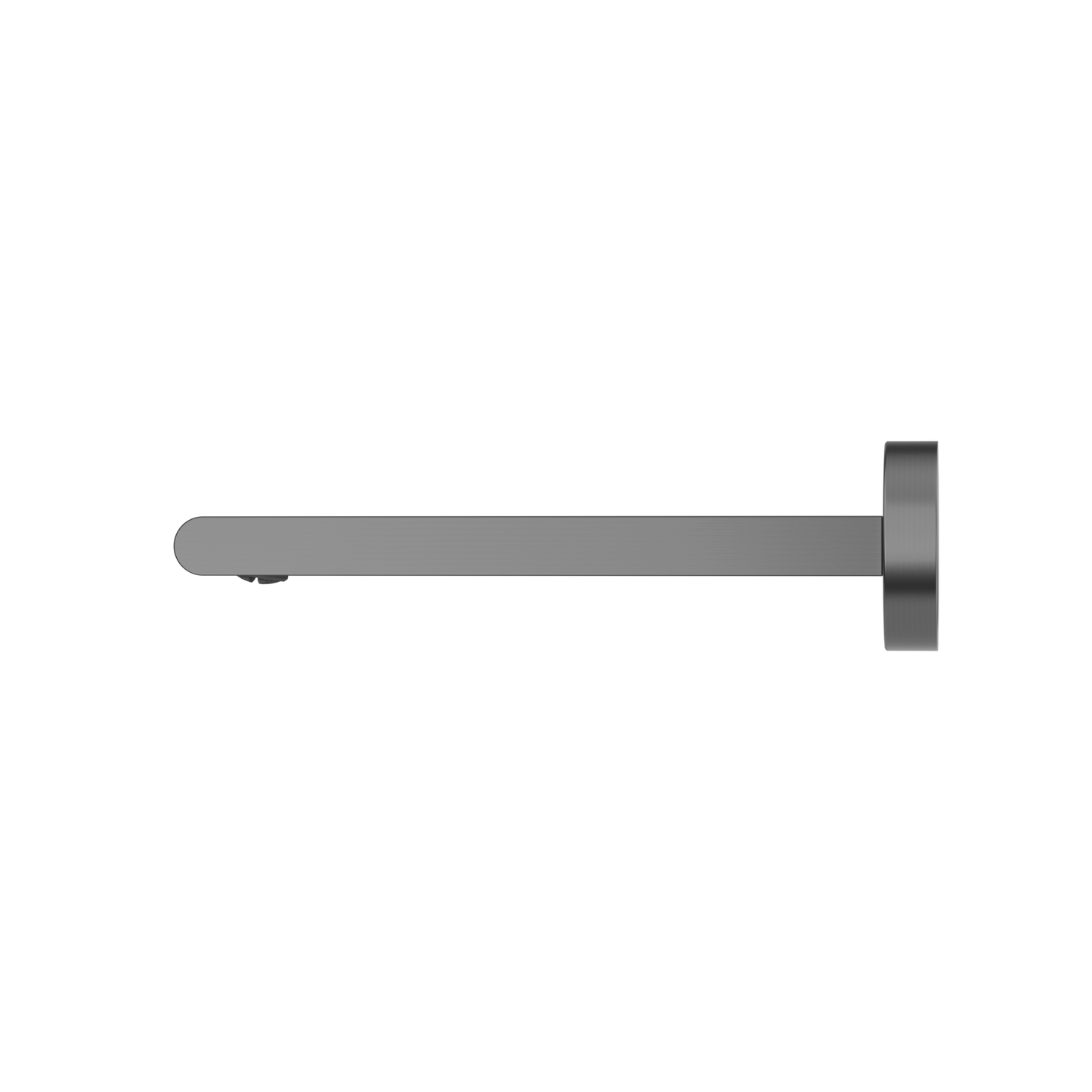BIANCA FIXED BATH SPOUT ONLY 200MM GUN METAL