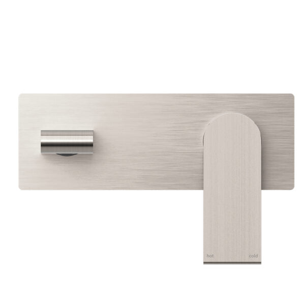 BIANCA WALL BASIN/BATH MIXER 187/230MM BRUSHED NICKEL