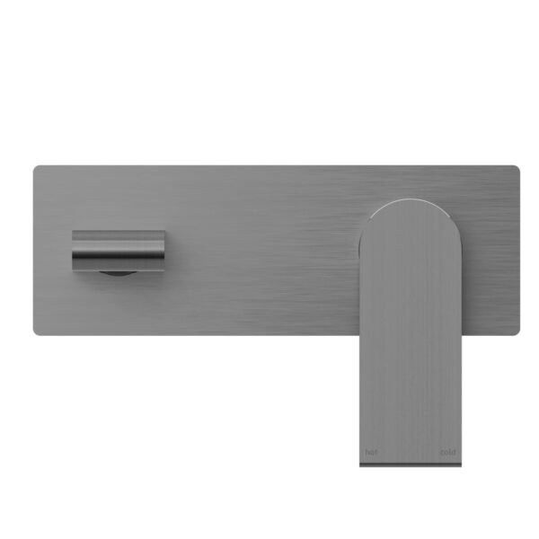 BIANCA WALL BASIN/BATH MIXER 187/230MM GUN METAL