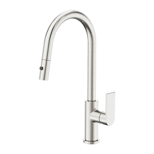BIANCA PULL OUT SINK MIXER WITH VEGIE SPRAY FUNCTION BRUSHED NICKEL