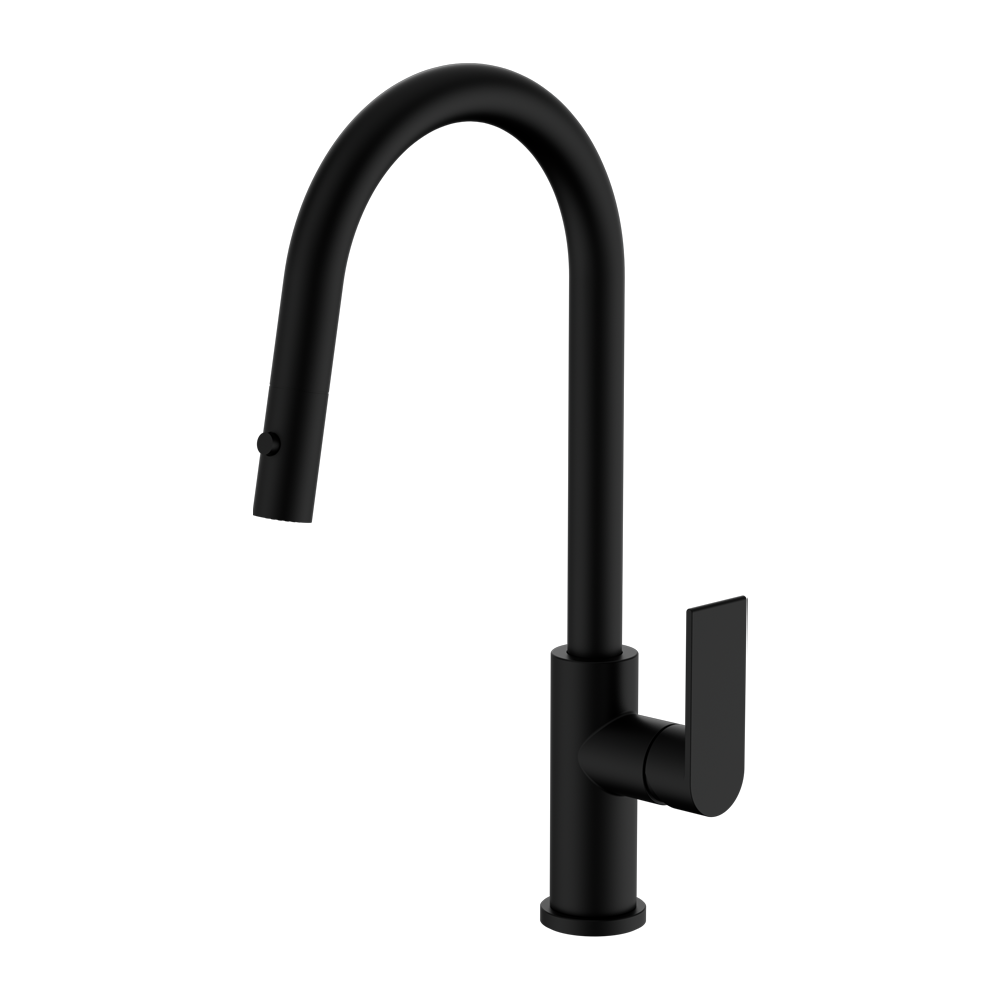 BIANCA PULL OUT SINK MIXER WITH VEGIE SPRAY FUNCTION MATTE BLACK