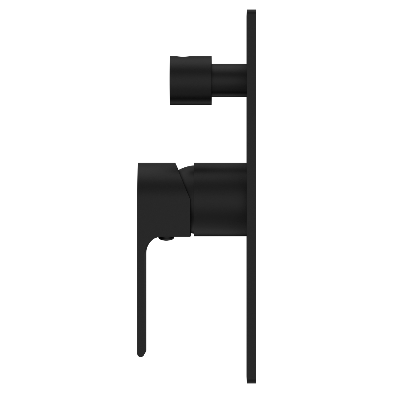 BIANCA SHOWER MIXER WITH DIVERTOR MATTE BLACK
