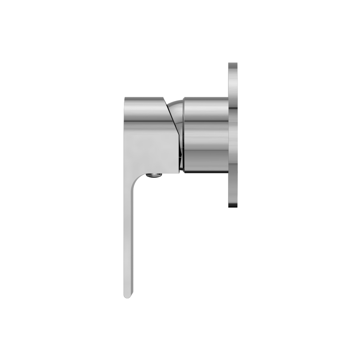 Bianca Shower Mixer 80MM Plate Chrome — Chrome & Stainless