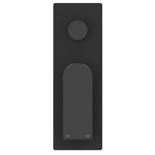 BIANCA SHOWER MIXER WITH DIVERTOR MATTE BLACK
