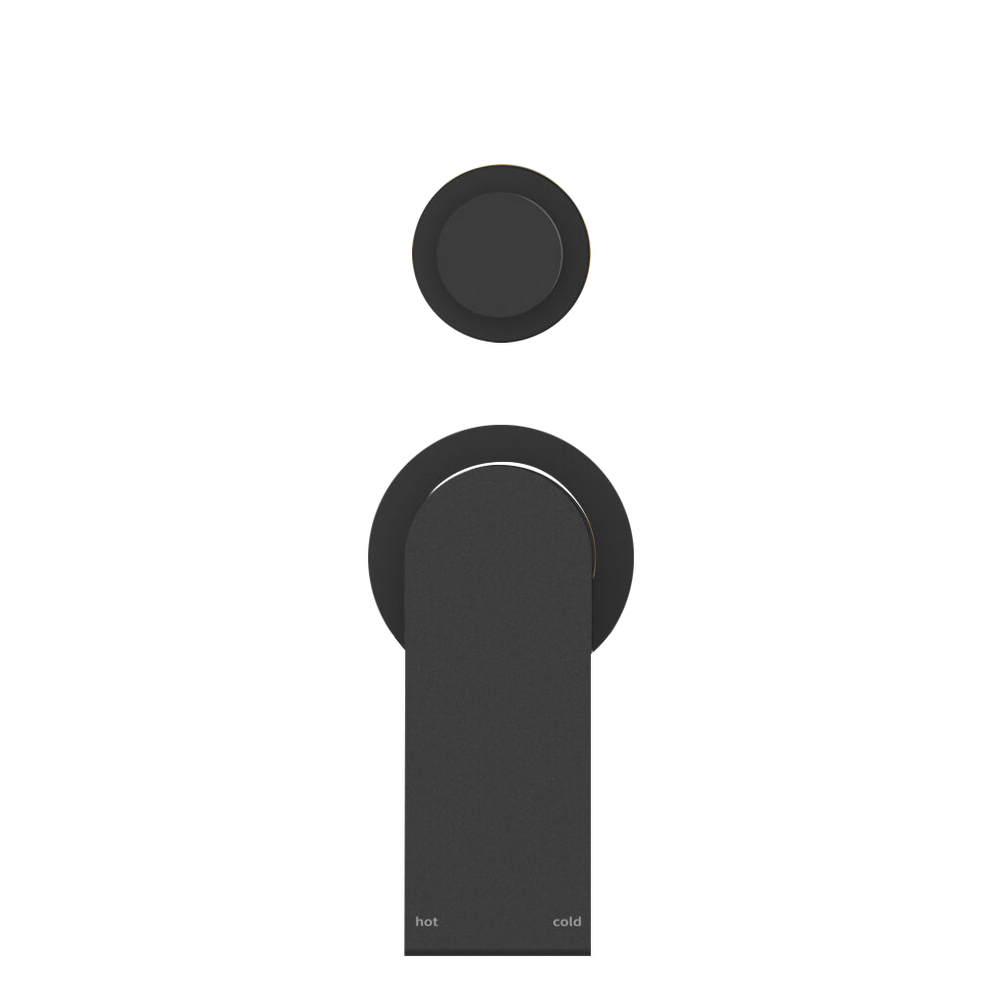 Bianca Shower Mixer With Divertor Separate Back Plate Mb (NR321509GMB) Matte Black