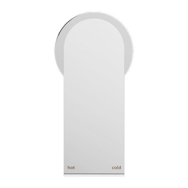 Bianca Shower Mixer 60MM Plate Chrome — Chrome & Stainless