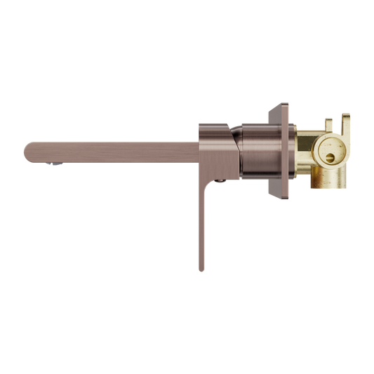 BIANCA WALL BASIN/BATH MIXER 187/230 MM BRUSHED BRONZE
