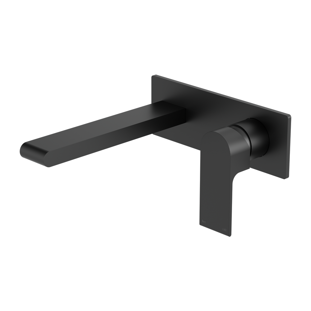BIANCA WALL BASIN/BATH MIXER 187/230MM MATTE BLACK
