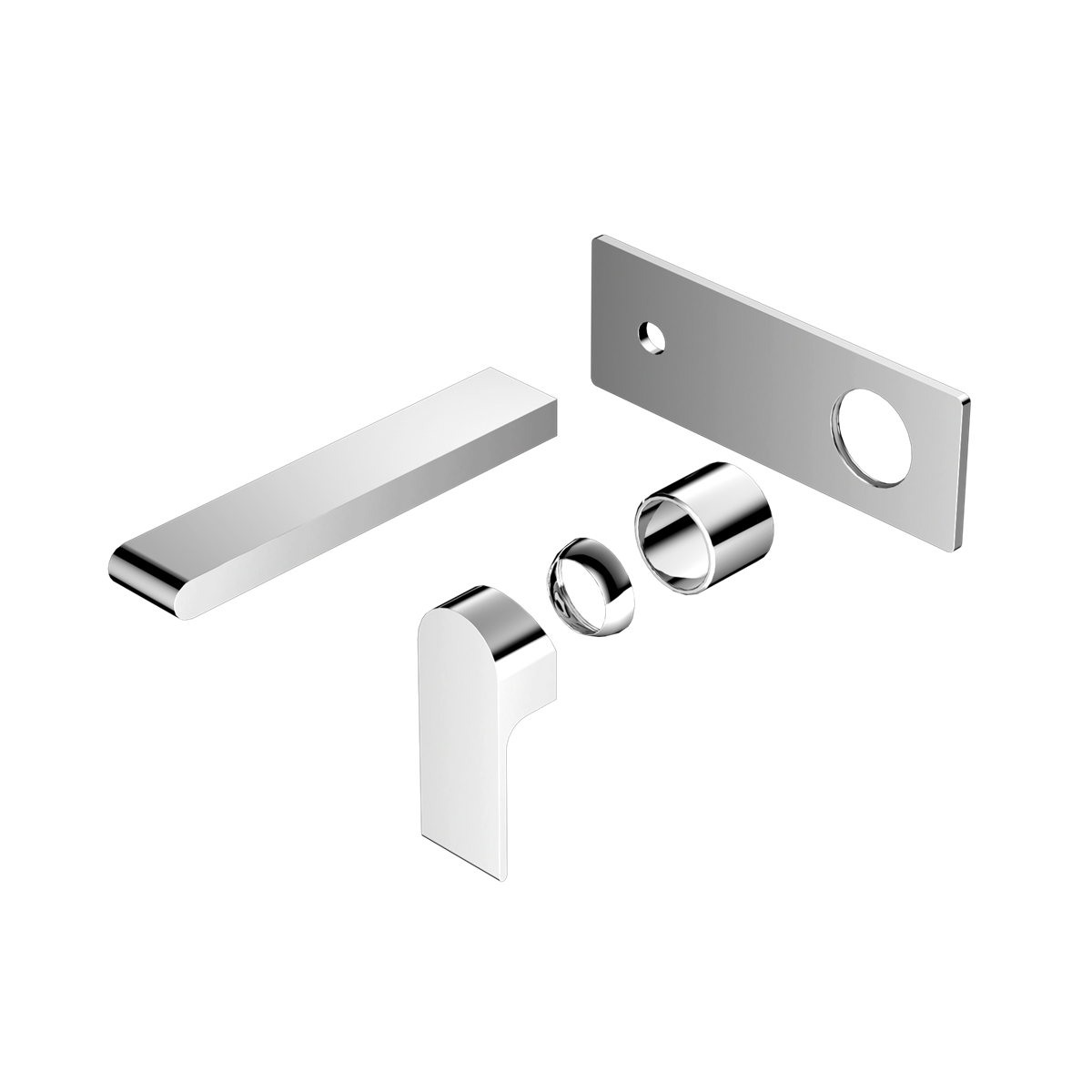 BIANCA WALL BASIN/BATH MIXER 187/230MM TRIM KITS ONLY CHROME
