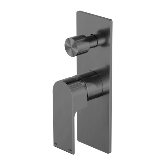 BIANCA SHOWER MIXER WITH DIVERTOR GUN METAL GREY