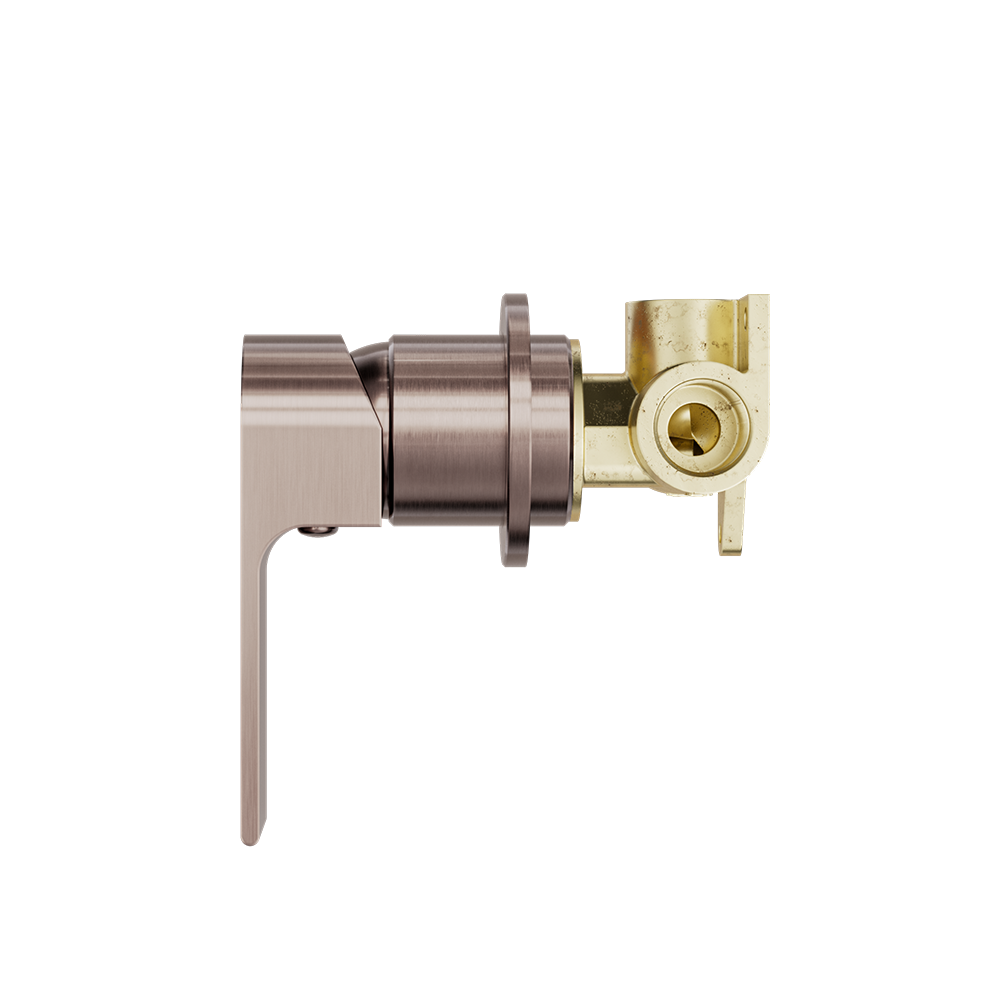 Bianca Shower Mixer 60MM Plate Brushed Bronze