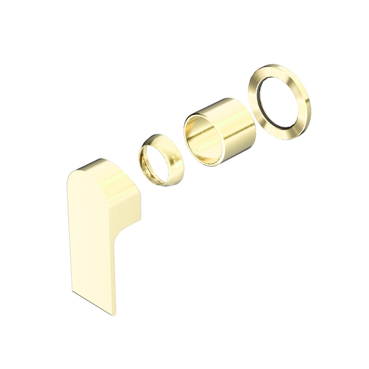 BIANCA SHOWER MIXER 60MM PLATE TRIM KITS ONLY BRUSHED GOLD