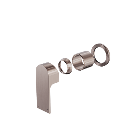 BIANCA SHOWER MIXER 60MM PLATE TRIM KITS ONLY BRUSHED BRONZE