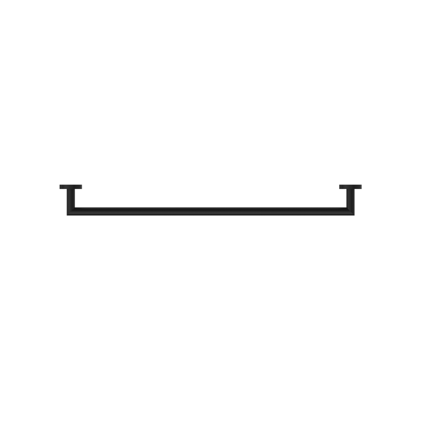 DOLCE SINGLE TOWEL RAIL 700MM MATTE BLACK