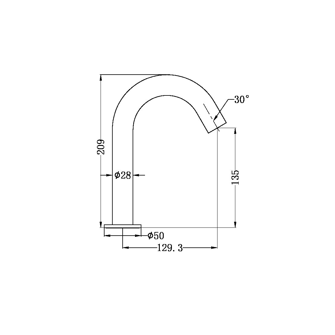 MECCA SENSOR TAP CHROME