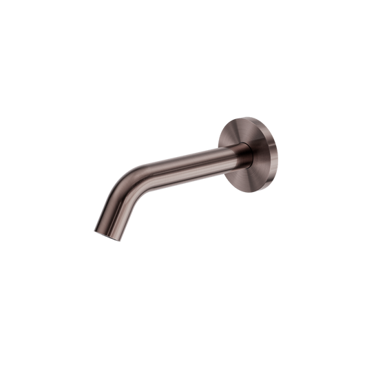 MECCA WALL-MOUNTED SENSOR TAP WITH 80MM WALL PLATE BRUSHED BRONZE
