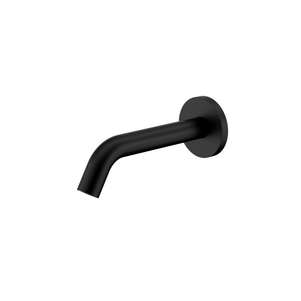 MECCA WALL-MOUNTED SENSOR TAP WITH 80MM WALL PLATE MATTE BLACK