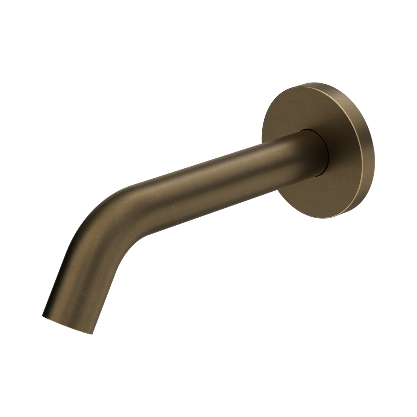 Mecca Wall-Mounted Sensor Tap with 80mm Wall Plate Tumbled Antique Brass