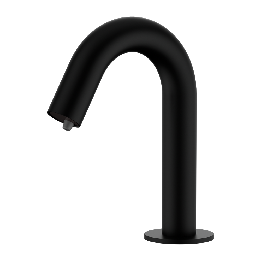 MECCA HOB MOUNTED SENSOR SOAP DISPENSER MATTE BLACK