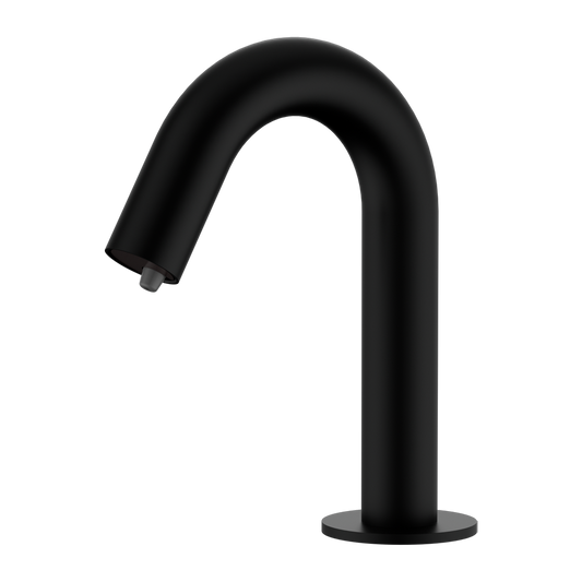 MECCA HOB MOUNTED SENSOR SOAP DISPENSER MATTE BLACK