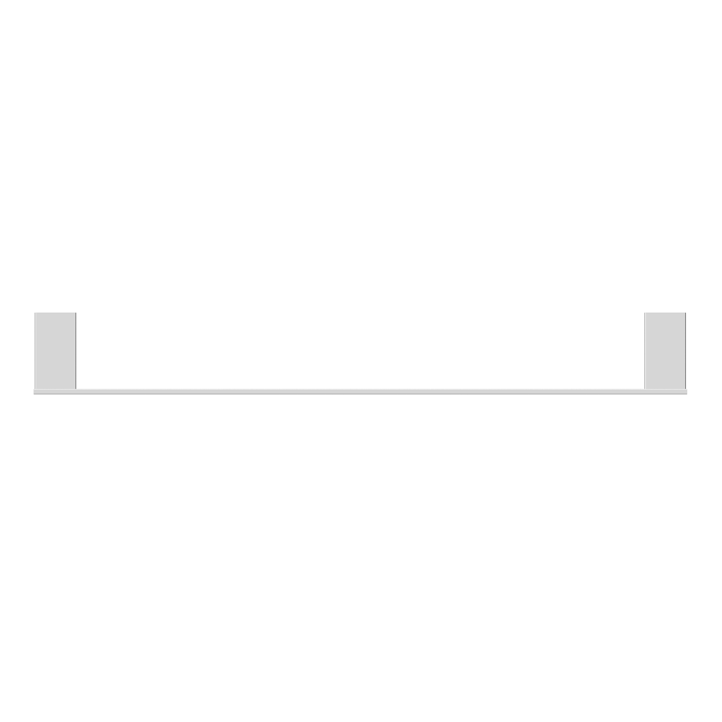 CELIA SINGLE TOWEL RAIL 600/800MM CHROME