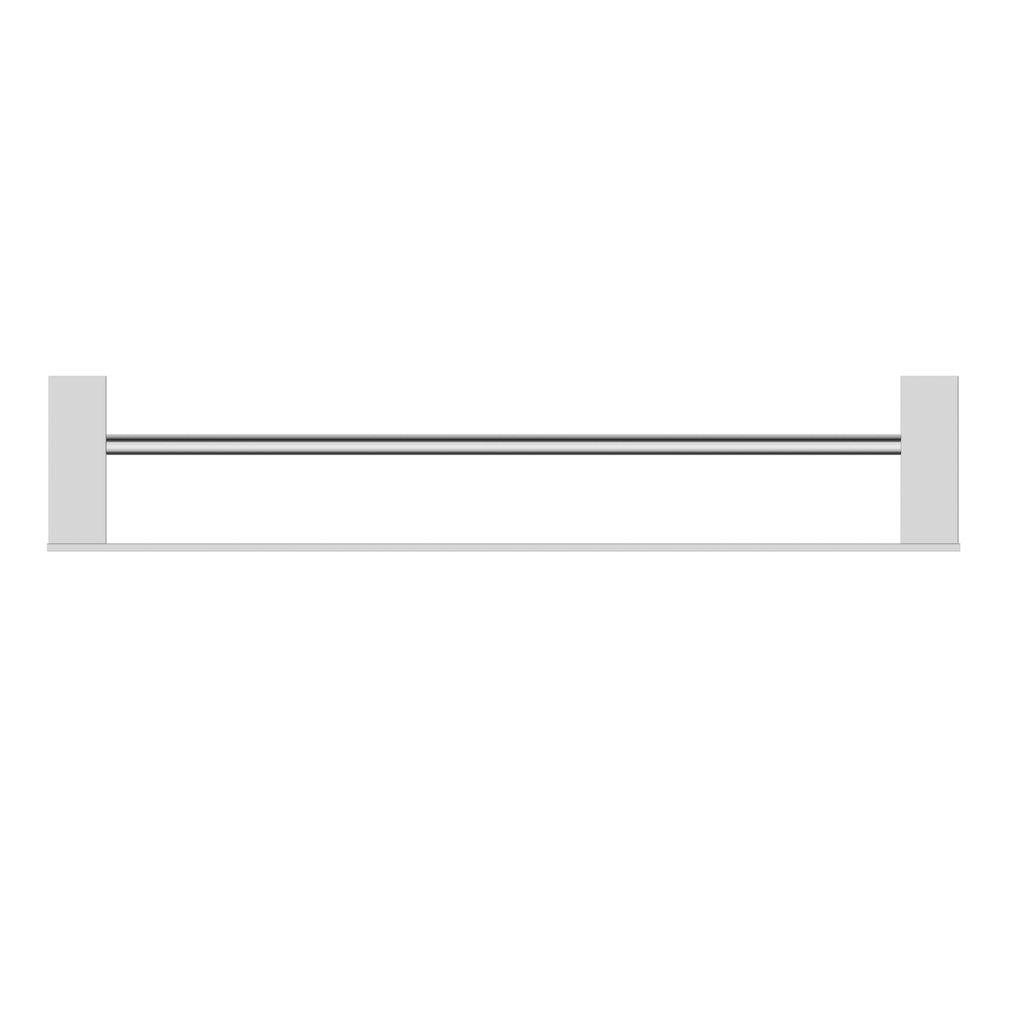 CELIA DOUBLE TOWEL RAIL 600/800MM CHROME