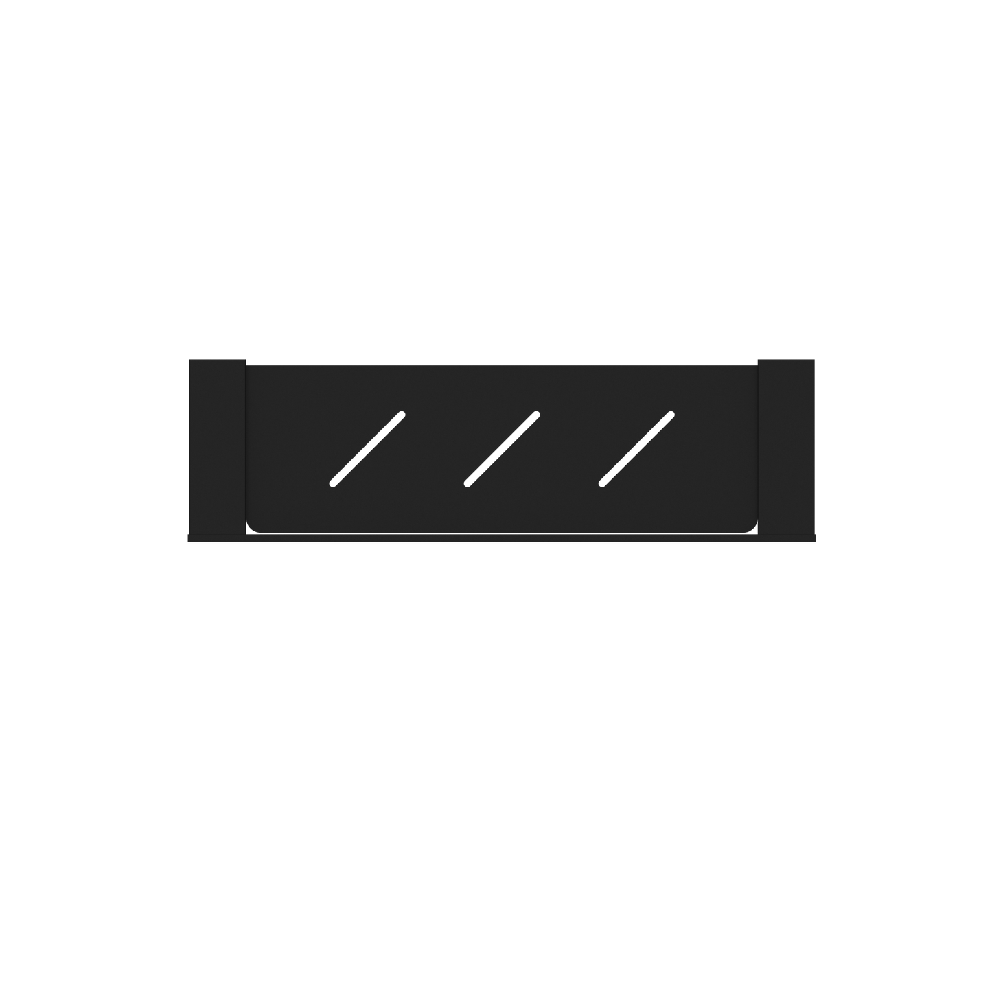 CELIA METAL SHELF MATTE BLACK