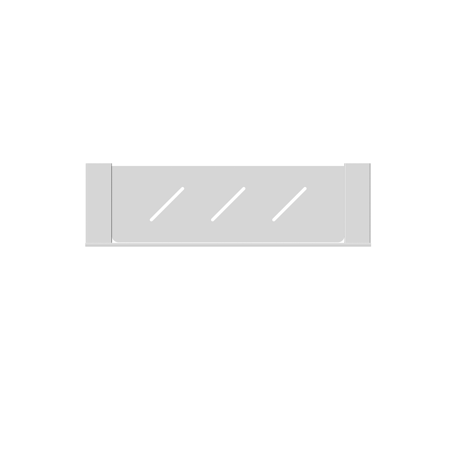 CELIA METAL SHELF CHROME