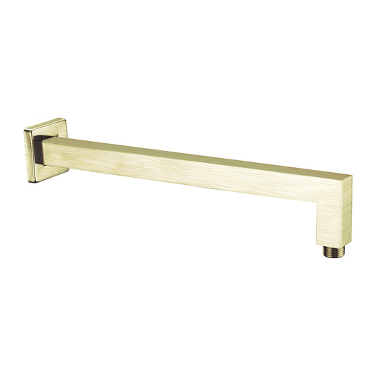 SQUARE SHOWER ARM CHROME (NR501CH) BRUSHED GOLD