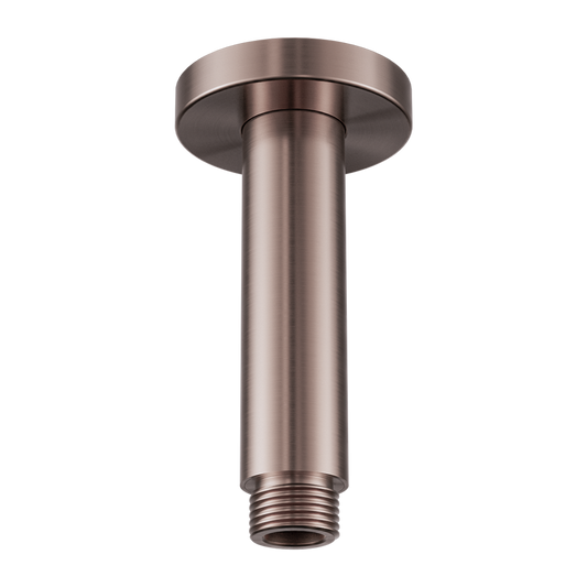 ROUND CEILING ARM 100MM LENGTH BRUSHED BRONZE