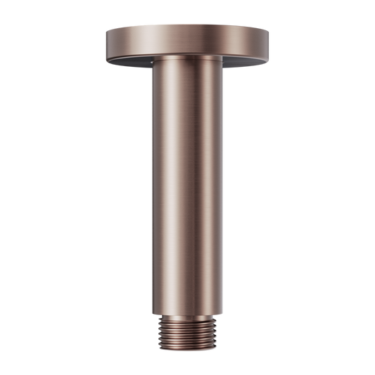 ROUND CEILING ARM 100MM LENGTH BRUSHED BRONZE
