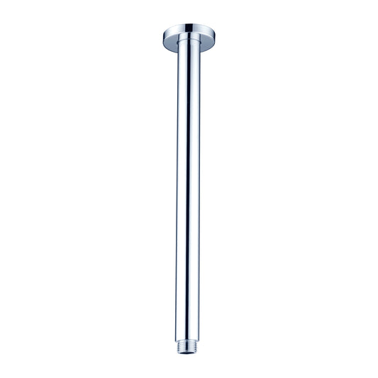 ROUND CEILING ARM 100/150/300/450/600MM LENGTH CHROME CHROME