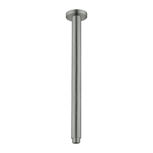 ROUND CEILING ARM 100MM/300MM LENGTH GUN METAL